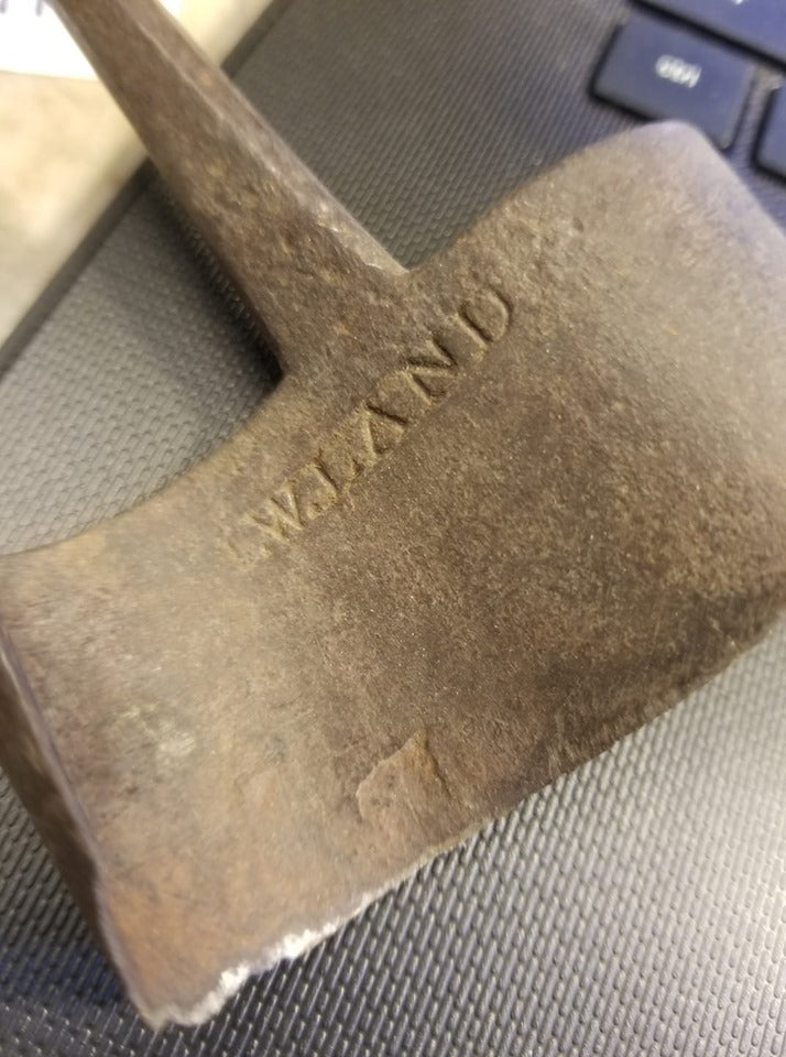Miniature Patent Model Early Hand Forged Salesman Sample Pumpkin Smasher Signed LW. LAND -- 13099