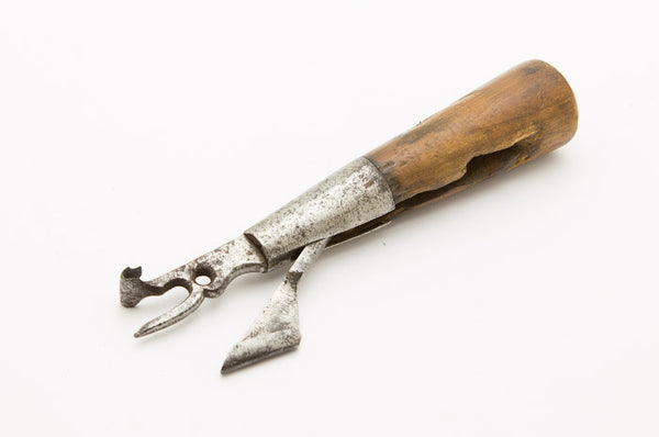 18th Century French Boxwood Handled Race Knife Signed E. HERRER TL