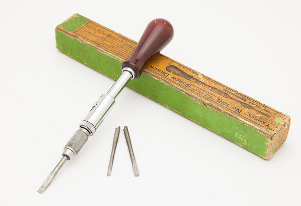 STANLEY NO. 135 Screwdriver Mint and Complete in its Original Box 