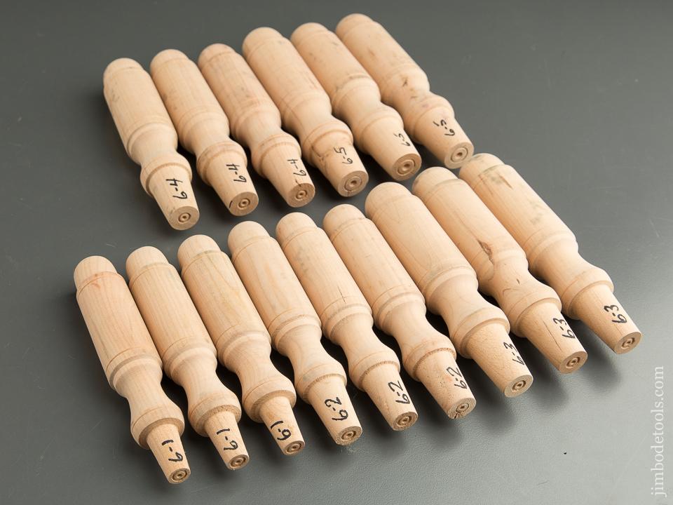 NEW Set of 15 Cherry Buck Brothers / L.&I. J. WHITE Style Socket Chisel Handles * 88711M