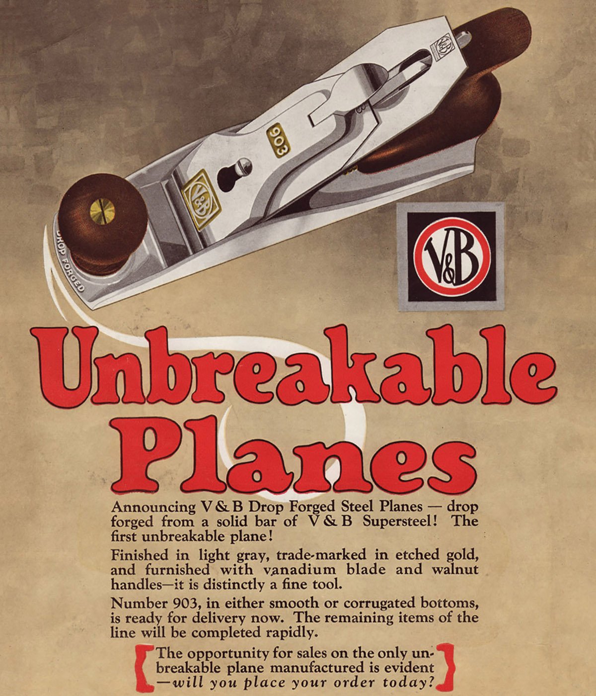 Vaughan & Bushnell No. 905C Drop Forged Indestructible Bedrock Style Jack Plane - 96379