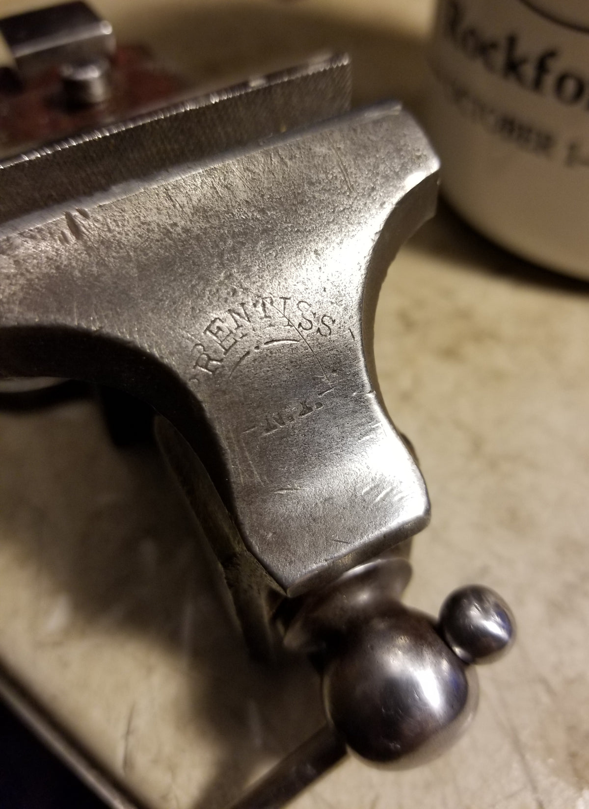 Tiny PRENTISS N.Y.  1 3/4 inch Vise with Swivel Jaw - 78101