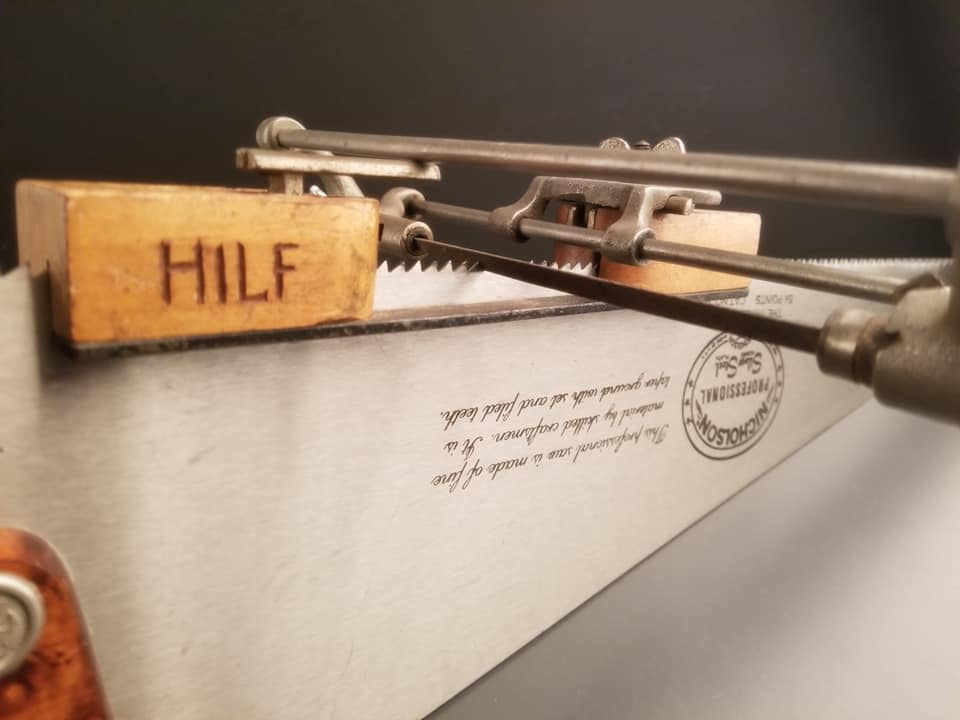 Precision Patented ATKINS Saw Filer Saw Sharpening Guide - 89221