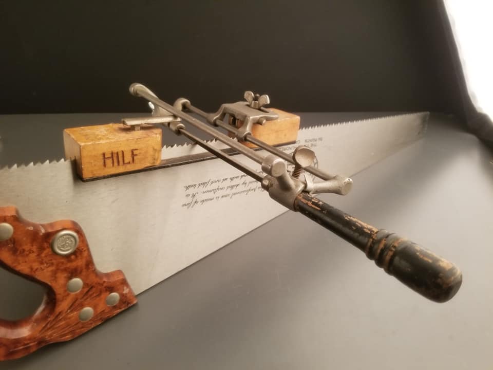 Precision Patented ATKINS Saw Filer Saw Sharpening Guide - 89221