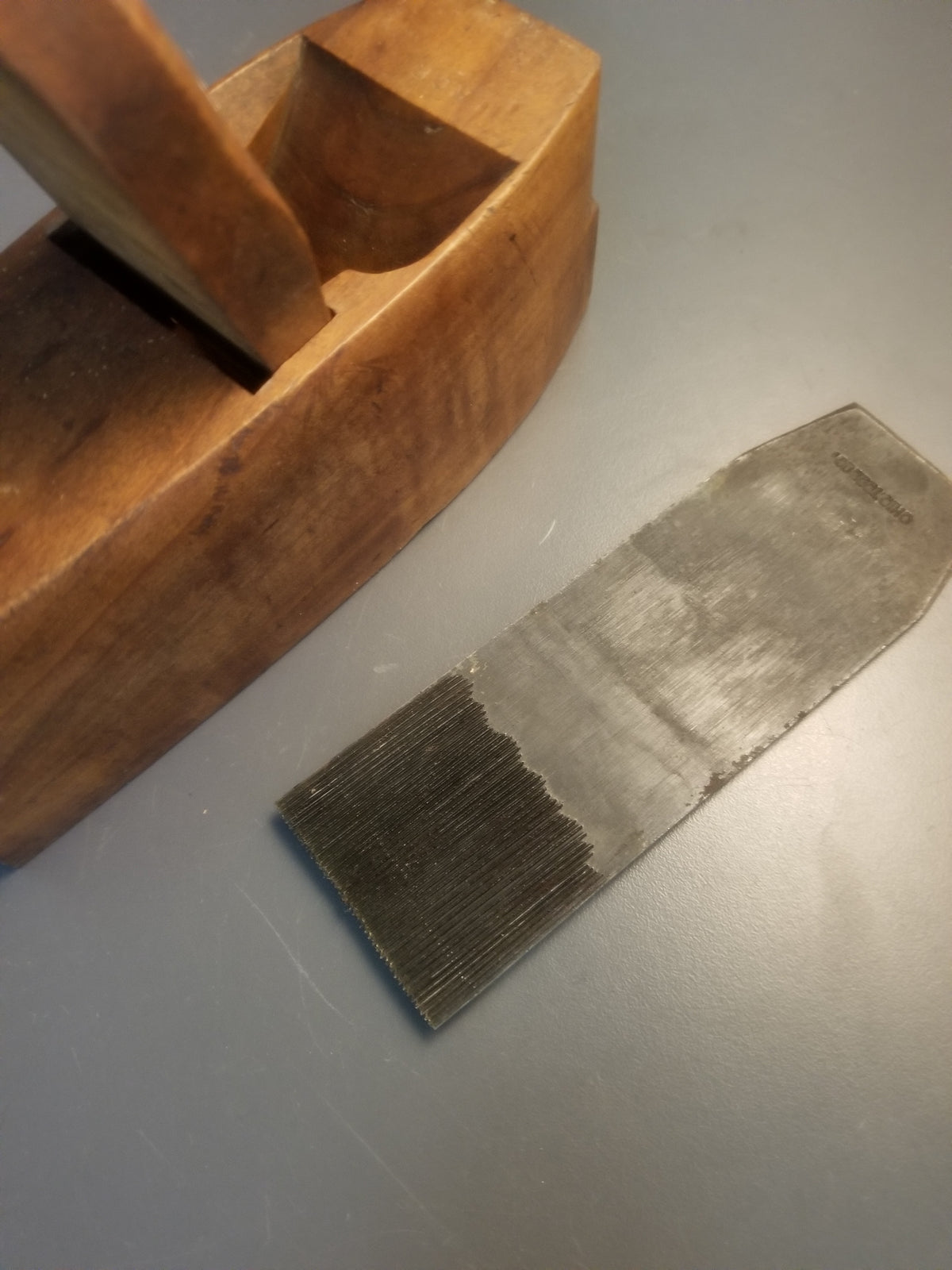 Applewood Toothing Plane by OHIO TOOL CO circa 1851-1913 Columbus, Ohio - 92974