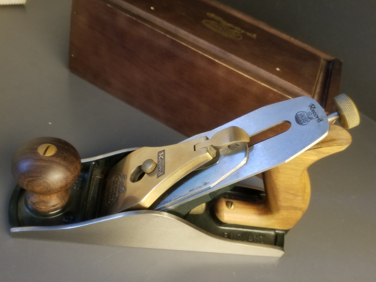 RECORD CALVERT STEVENS No. 88 Heavy Smooth Plane MINT in Original Wooden Box  - 90272