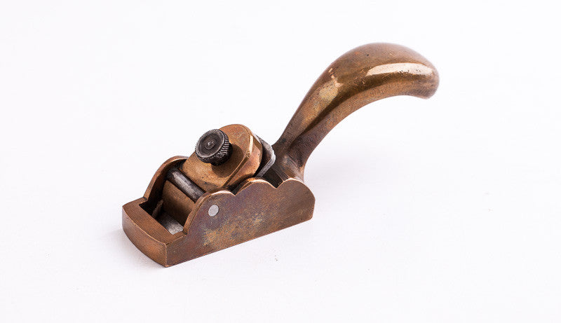 Stunning Brass Tail Handled Violinmaker's Plane 