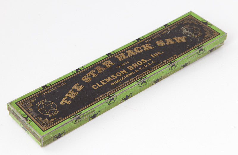 THE STAR HACK SAW Tin for Ten Inch Blades