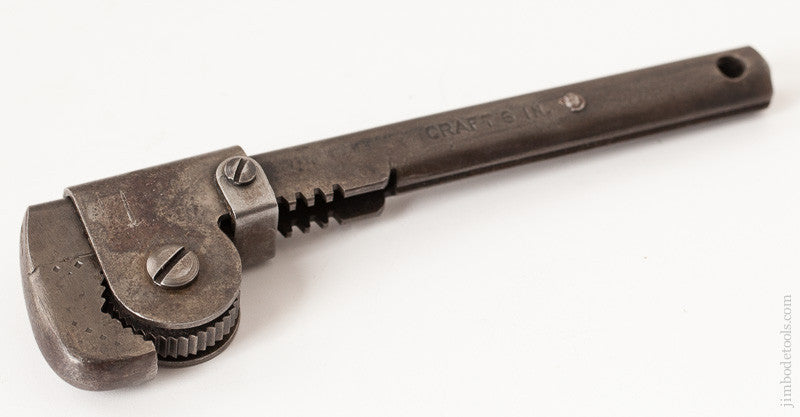 Rare Six inch Size CRAFT PATENT Wrench 