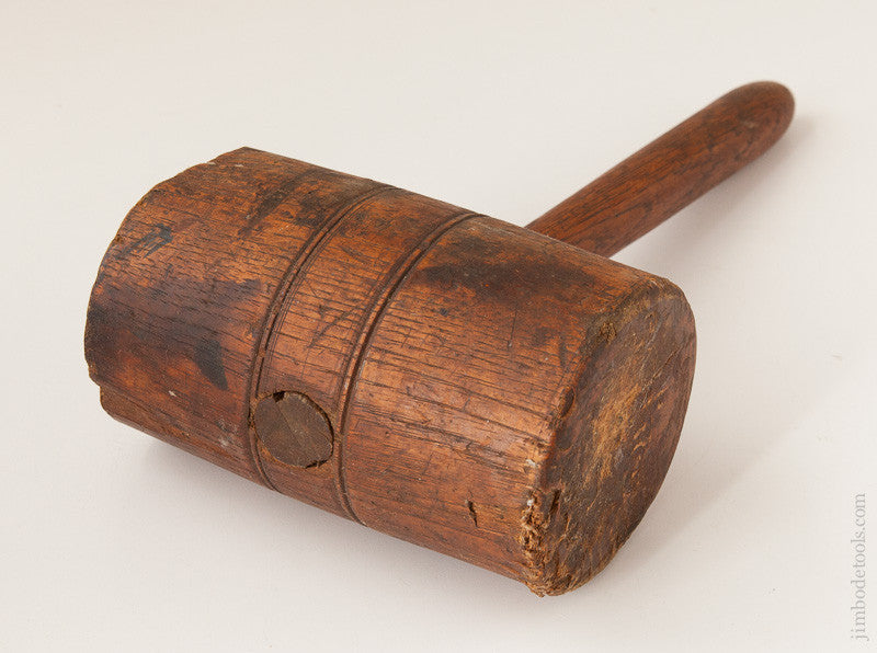 Unmarked 36 ounce 12 3/4 x 6 1/4 inch Hickory Mallet