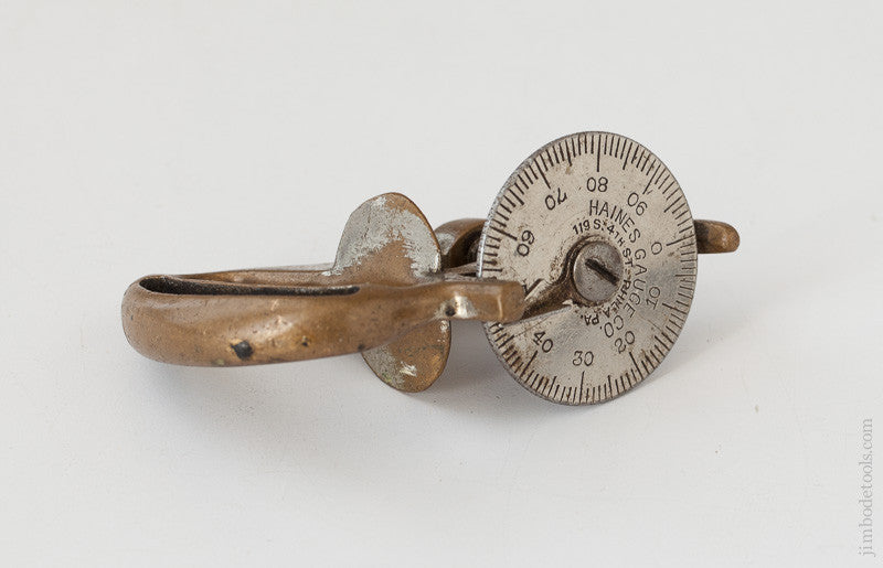 HAINES PATENT Thickness Gauge