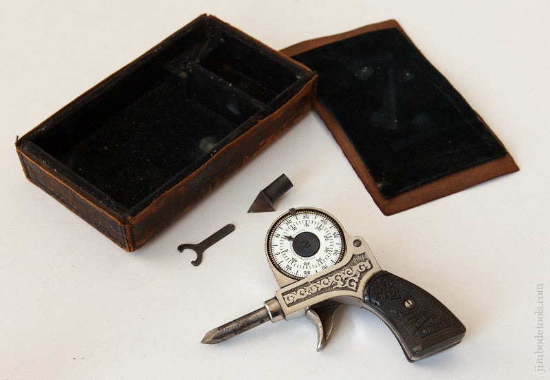 Fancy Speed Indicator in Original Velvet-Lined Leather Presentation Box by HARVEY HUBBELL