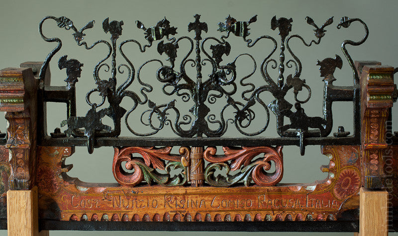 Amazing•À_ Early Ornate Decorated Horse Drawn Street Vendor's Fruit Wagon Axle•À_