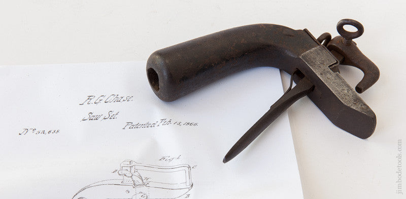 Rare! REMMINGTON CHASE Patent Saw Set