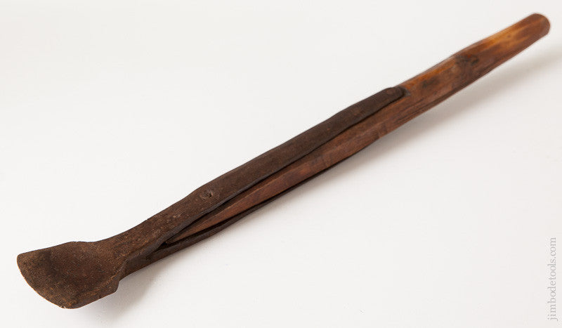 18th Century 23 1/2 inch Bark Spud