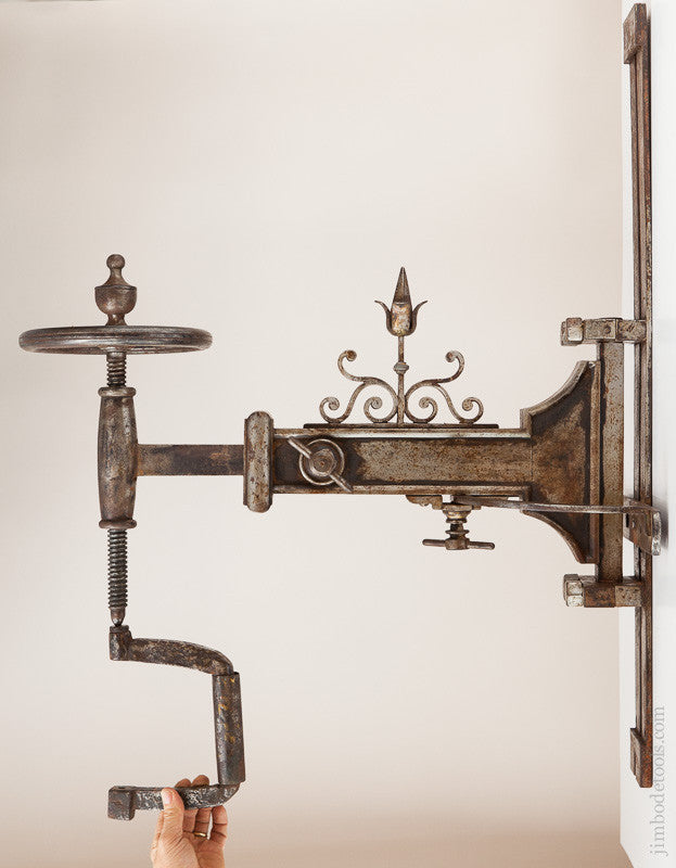 Astonishing! 17th/18th Century French Blacksmith's Drill Press - 56772