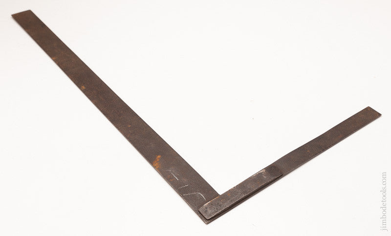 Early Hand Stamped Steel Framing Square