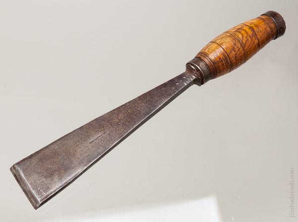 Heavy 2 1/4 x 14 1/2 inch Dutch Framing Chisel Slick Signed CR