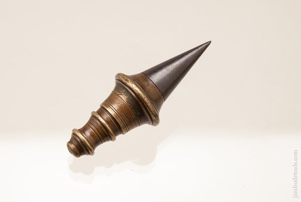 Beautiful 18th Century 3-Piece 16 ounce Plumb Bob 