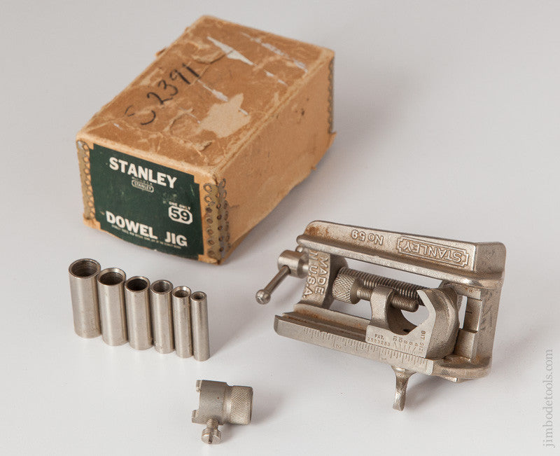 STANLEY No. 59 Dowel Jig 100% Complete in Box with All Six Guides