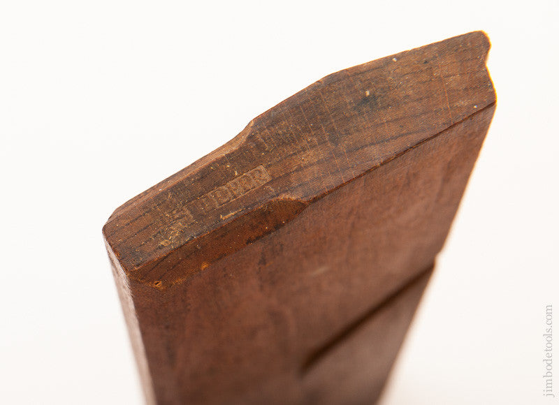 Rare! 9 3/4 inch Sash Coping Plane by I. SLEEPER Newburyport, MA circa 1780-92 - 58723U