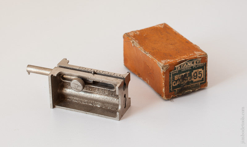 STANLEY No. 95 Butt Gauge MINT in its Original Box