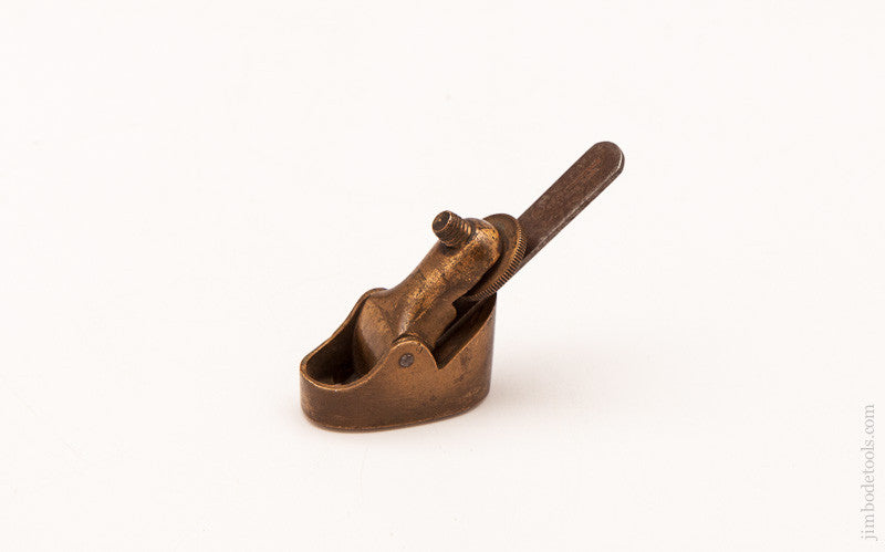Rare! PRESTON 1 1/2 inch Brass Violin Plane 
