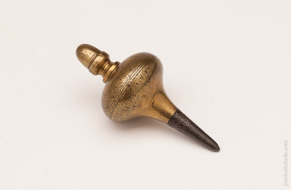 Early 13 ounce Plumb Bob with Acorn Finial