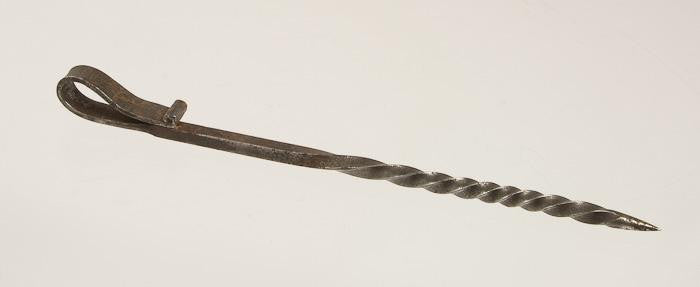 Fine Early Hand Forged Striking Tool With Pocket Clip - 13900