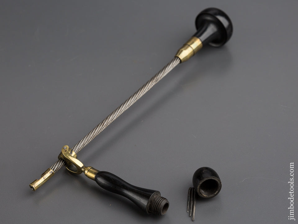 MINT Nine inch Ebony HOLTZAPFFEL Style Archimedean Drill with Bits -  80151U