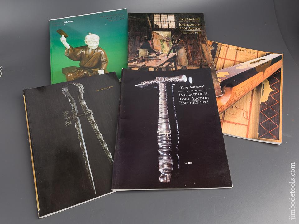 Lot of Five TONY MURLAND ENGLAND International Tool Auction Catalogues - 79845R