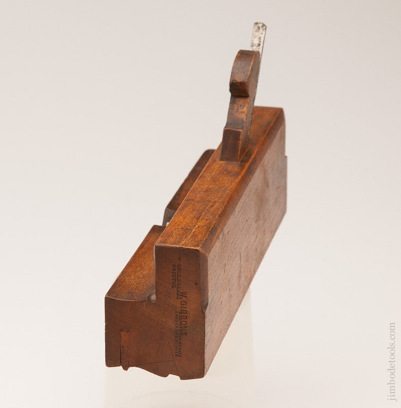 Extra Fine, Extra Wide 2 3/8 inch Crispy Complex Moulding Plane by W. GREENSLADE BRISTOL circa 1828-1937