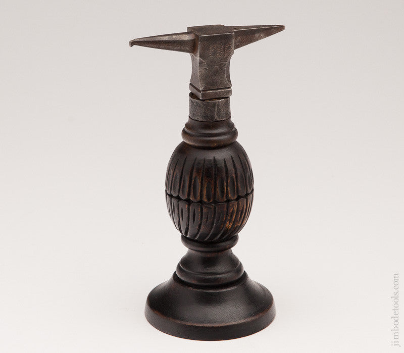 Watchmaker's Anil on Carved Wooden Base