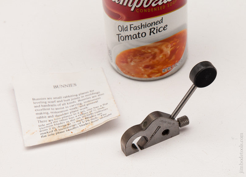 MINT 1 3/4 x 5/16 inch Miniature Tail Handled Rabbet Plane by COLLINS TOOL CO. 