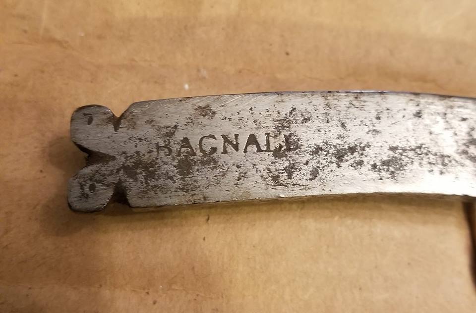 Great Early Stonemason's 17 inch Calipers Signed BAGNALI - 60103U