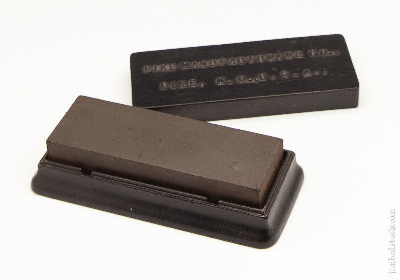  PIKE MANUFACTURING CO. Sharpening Stone in Cast Iron Holder 