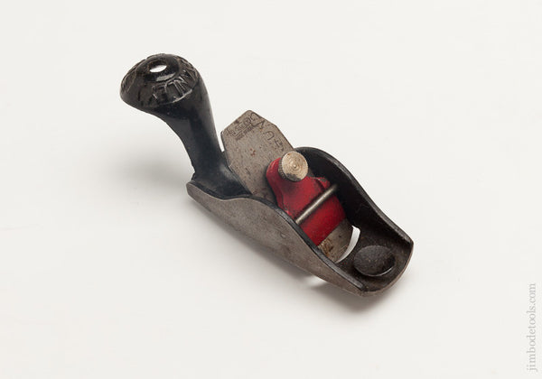 Fine STANLEY NO. 100 1/2 Tail Handled Round Bottom Block Plane circa 1936-62