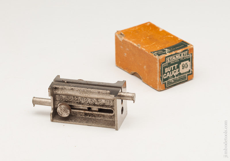 STANLEY NO. 95 Butt Gauge Minty in its Original Box 