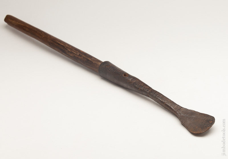 18th Century 2 1/4 x 29 1/2 inch Bark Spud