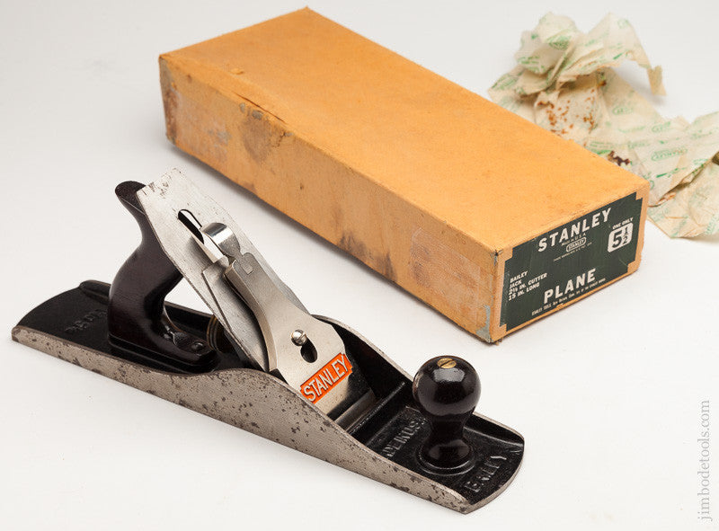  Super STANLEY No. 5 1/2 Jumbo Jack Plane in its Original Crocodile Box 