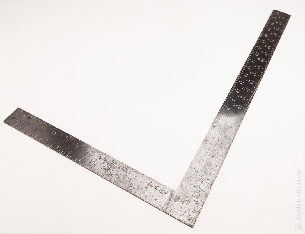 Blued 24x16 inch STANLEY No. 14B Framing Square