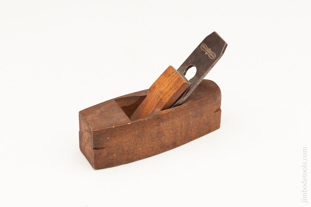  Rare! American Miniature Smooth Plane signed HEGNY & BOLLERMANN 219 BOWERY