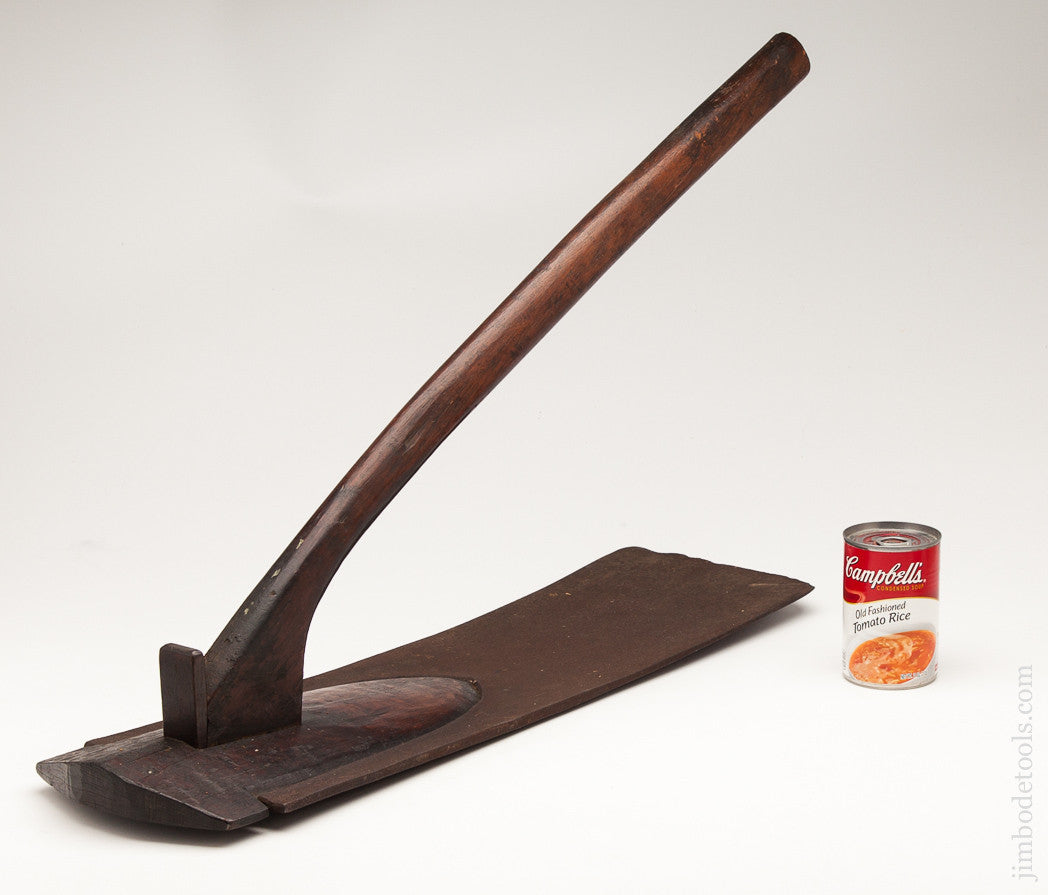 Fabulous Japanese Timber Framing Adze with Massive 24 inch Blade