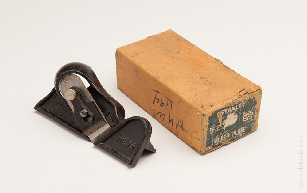 STANLEY No. 95 Edge Trimming Block Plane NEAR MINT In Its Original Box 