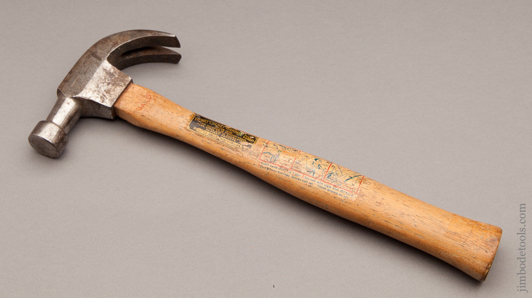 Near Mint! CHENEY Nail Holding Hammer with Decal