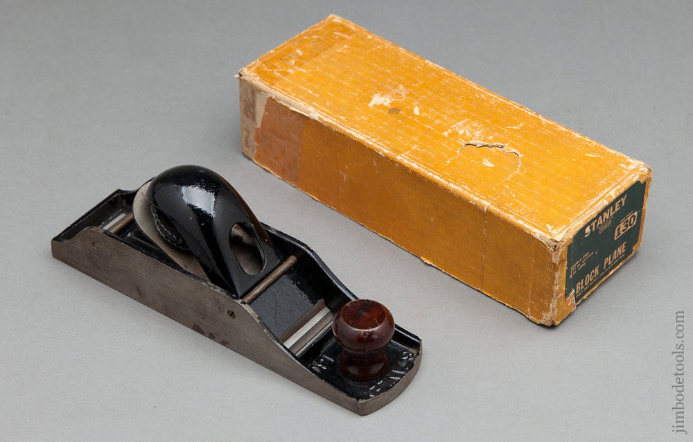 STANLEY NO. 130 Block Plane in its Original Box 