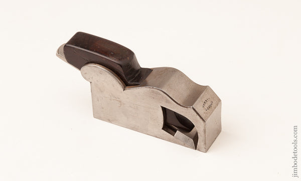 Fine 1 1/8 x 3 7/8 inch NORRIS No. 25 Rosewood and Patent Metal Bull Nose Rabbet Plane 