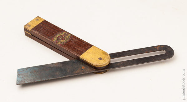 Crisp 7 1/2 inch MATHIESON Rosewood Bevel with Decal 