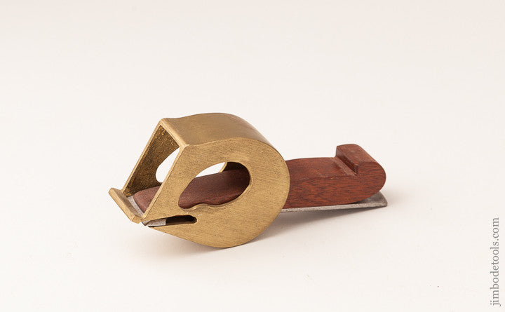 1 1/8 x 2 5/8 inch Brass Bullnose Rabbet Plane 