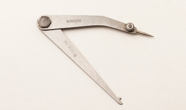 Five inch MOORE & WRIGHT Dividers 